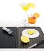 Talisman Designs Multi-Use Cocktail Bar & Drink Dispenser Mat, 9x12 inch , Black