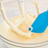 Talisman Designs 2-in-1 Beater Scraper Spatula, Blue