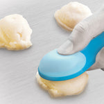Talisman Designs 2-in-1 Cookie Scoop Spatula, Blue