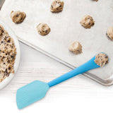 Talisman Designs 2-in-1 Cookie Scoop Spatula, Blue