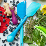 Talisman Designs 2-in-1 Cookie Scoop Spatula, Blue