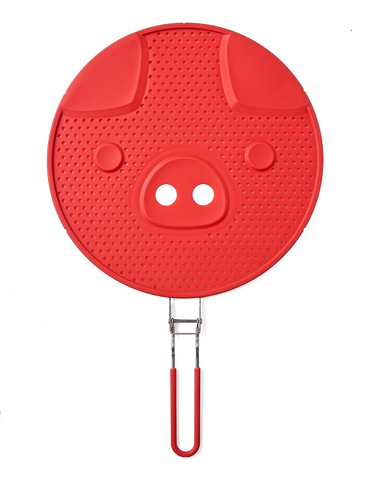 Talisman Designs Silicone Bacon Grease Splatter Guard, 13 inch, Red