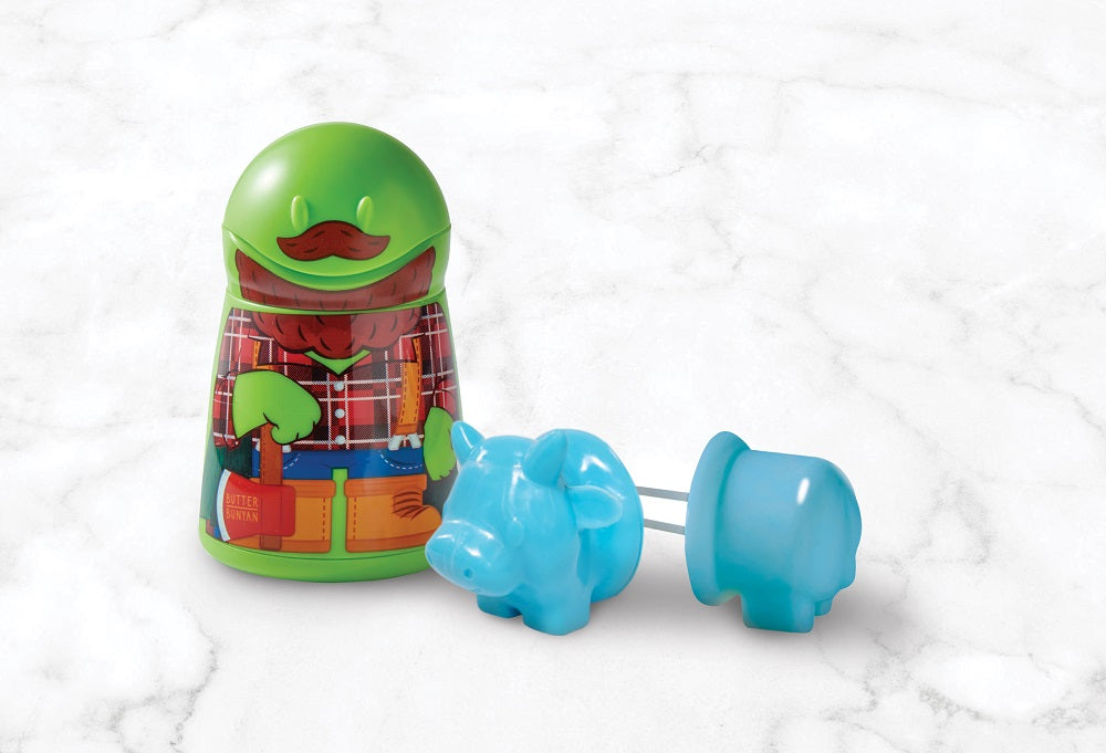 Talisman Designs Butter Bunyan Butter Keeper & Spreader with Set of 2 Babe Corn Picks, Set