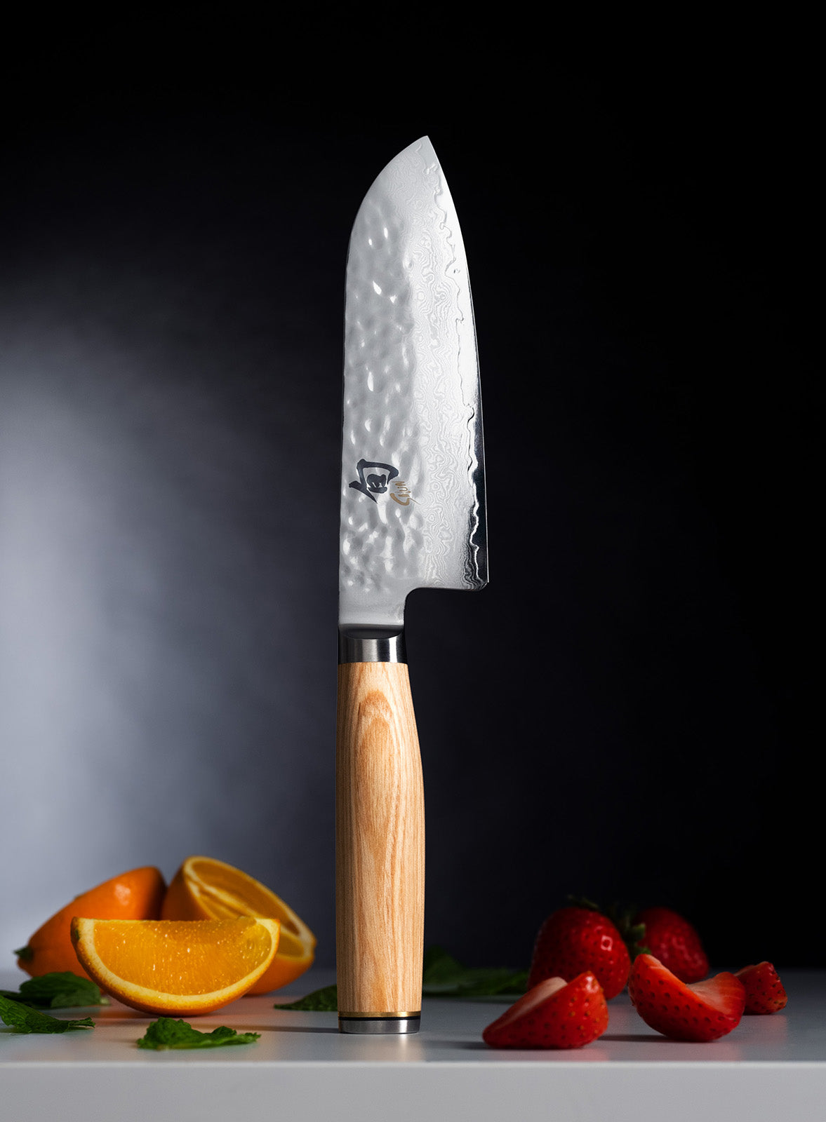 Shun Premier Blonde 5-1/2-Inch Santoku Knife