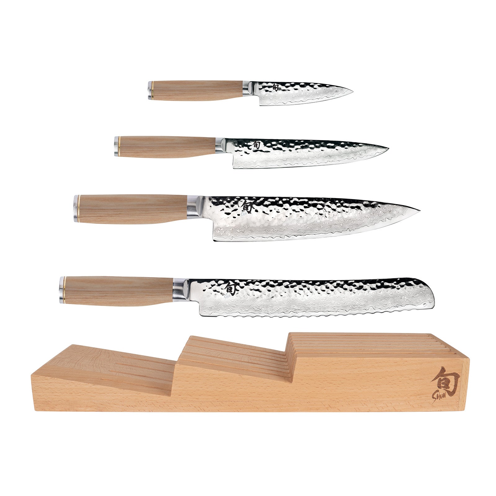 Shun Premier Blonde 5-Piece In-Drawer Knife Set
