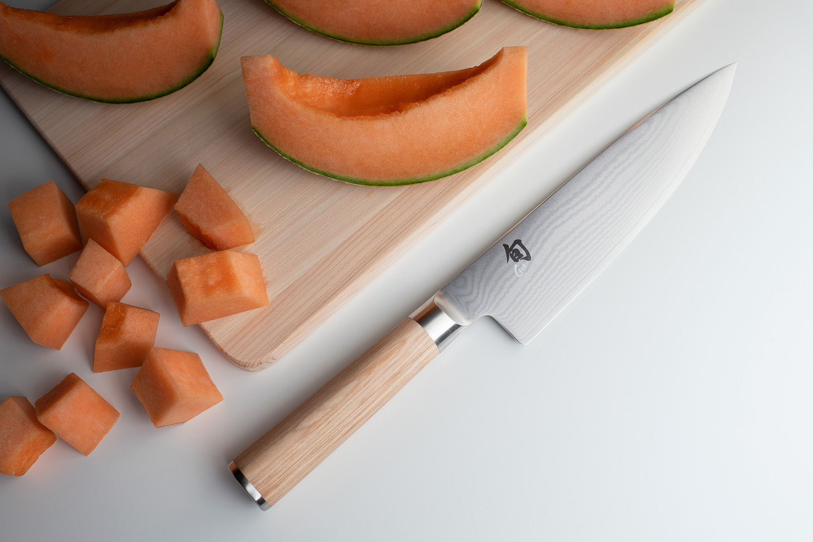 Shun Premier Blonde 7-Piece Essential Knife Block Set with Bamboo Block