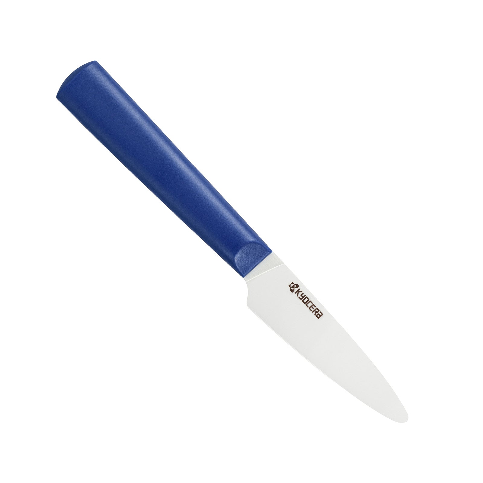 Kyocera INNOVATIONwhite® 3-Inch Ceramic Paring Knife, White Blade with Non-Slip Blue Handle