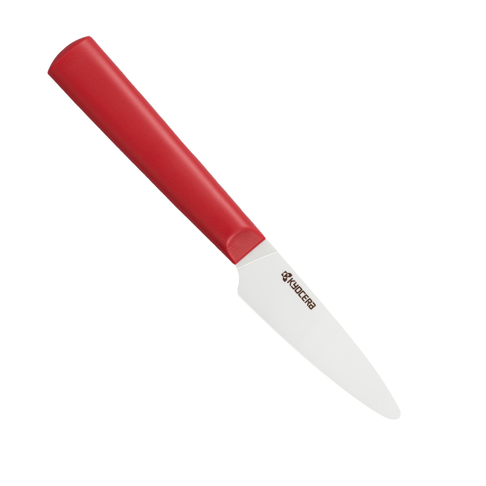 Kyocera INNOVATIONwhite® 3-Inch Ceramic Paring Knife, White Blade with Non-Slip Red Handle