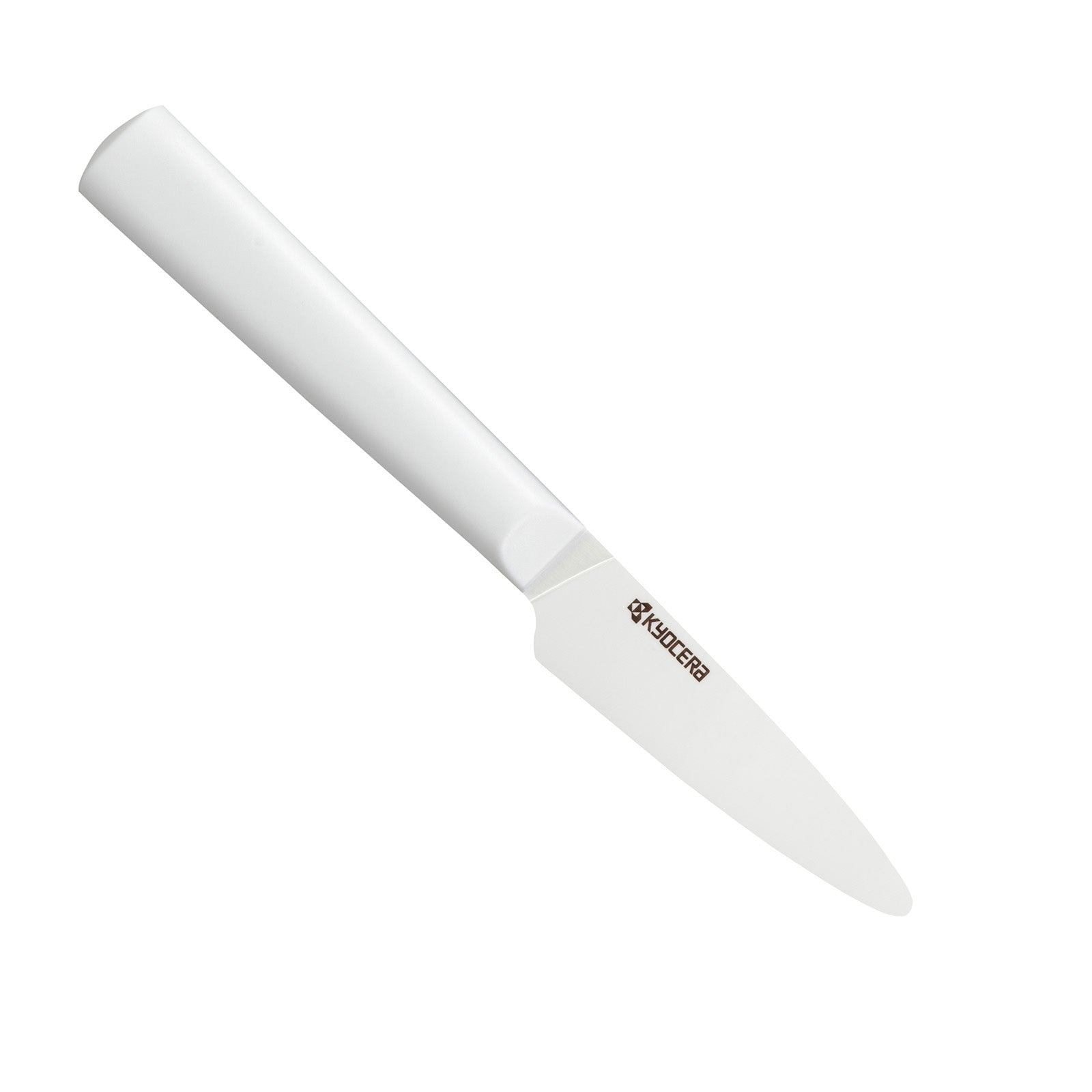 Kyocera INNOVATIONwhite® 3-Inch Ceramic Paring Knife, White Blade with Non-Slip White Handle