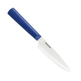 Kyocera INNOVATIONwhite® 4.5-Inch Ceramic Utility Knife, White Blade with Non-Slip Blue Handle