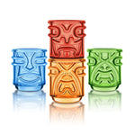 Final Touch Tiki Tumbler Glasses, Set of 4