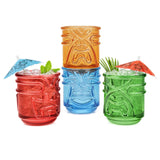 Final Touch Tiki Tumbler Glasses, Set of 4