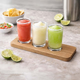 Final Touch 4 Piece Margarita and Frozen Drink Flight Tasting Set