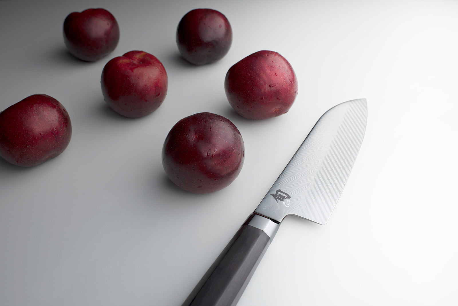 Shun Dual Core 7-Inch Santoku Knife w/Saya