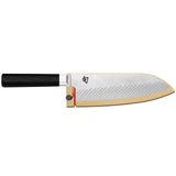 Shun Dual Core 7-Inch Santoku Knife w/Saya