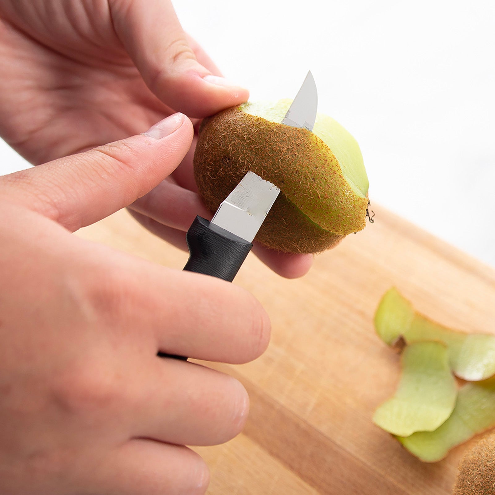 Rada Cutlery 2.38-Inch Granny Paring Knife Set of 2, Black Handles & Quick Edge Knife Sharpener