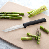 Rada Cutlery 3.25-Inch Regular Paring Knife Set of 2, Black Handles & Quick Edge Knife Sharpener