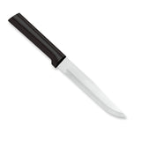 Rada Cutlery 5.375-Inch Stubby Butcher Knife, Black Handle
