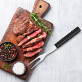 Rada Cutlery 5.125-Inch Carving Fork, Black Handle