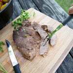 Rada Cutlery 5.125-Inch Carving Fork, Black Handle