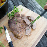 Rada Cutlery 5.125-Inch Carving Fork, Black Handle