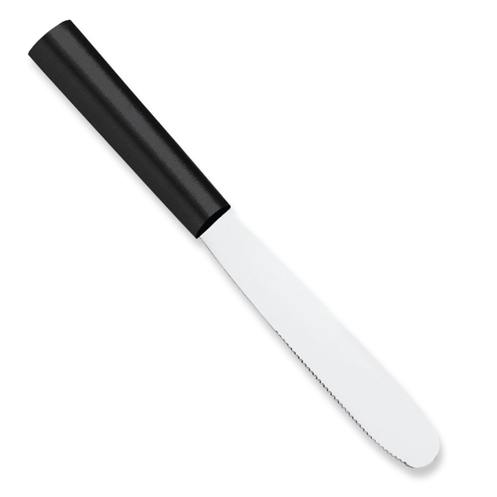 Rada Cutlery 5.375-Inch Super Spreader Stainless Hollow Ground Blade, Black Handle