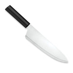 Rada Cutlery 8.5-Inch French Chef Knife Straight Stainless Steel Blade, Black Handle