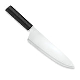 Rada Cutlery 8.5-Inch French Chef Knife Straight Stainless Steel Blade, Black Handle