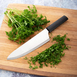 Rada Cutlery 8.5-Inch French Chef Knife Set of 2, Black Handles & Quick Edge Knife Sharpener