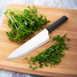 Rada Cutlery 8.5-Inch French Chef Knife Set of 2, Black Handles & Quick Edge Knife Sharpener