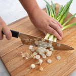 Rada Cutlery 8.5-Inch French Chef Knife Set of 2, Black Handles & Quick Edge Knife Sharpener