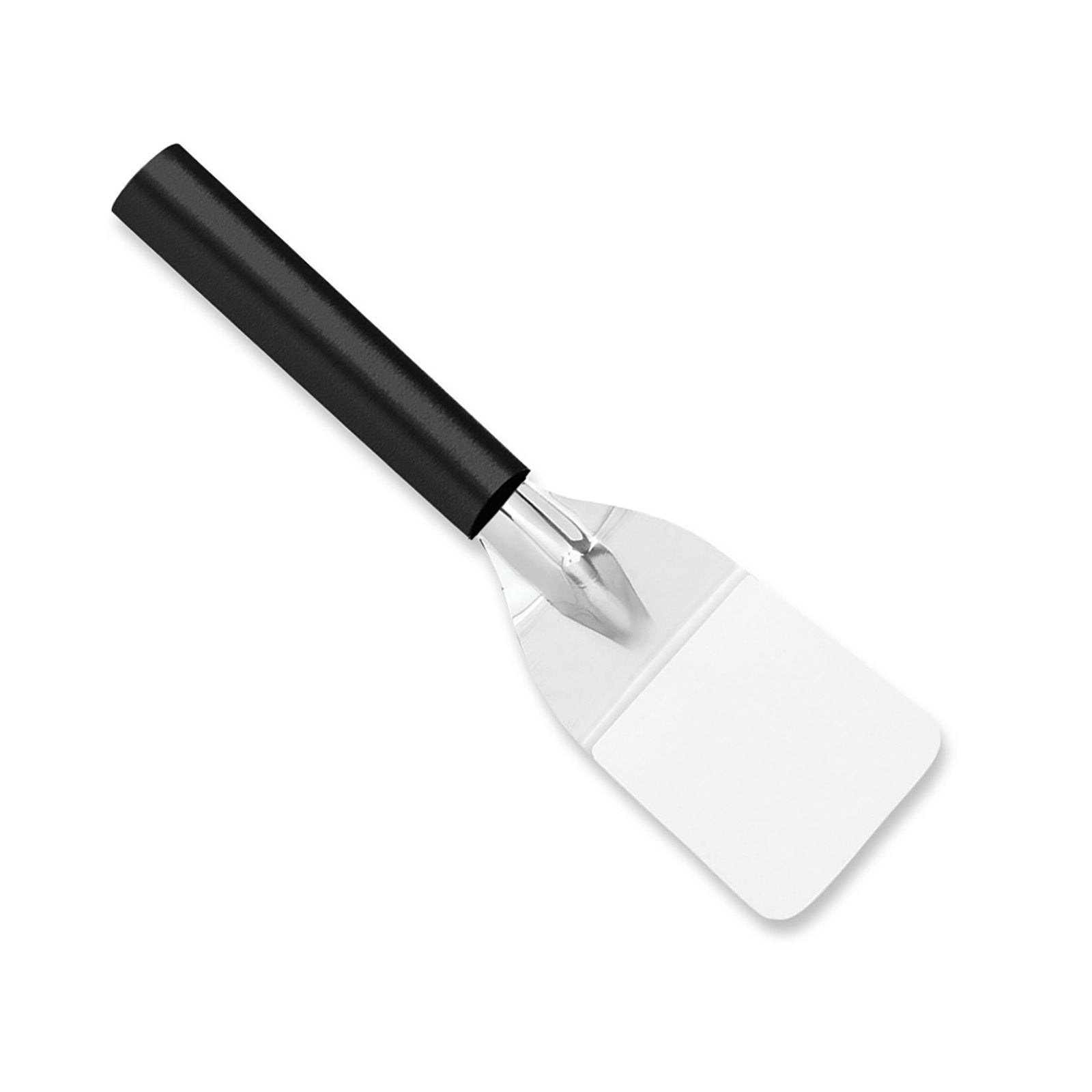Rada Cutlery 2-Inch Mini Server Solid Turner Spatula, Black Handle