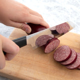 Rada Cutlery 6.25-Inch Cook's Knife Stainless Steel Straight Blade, Black Handle