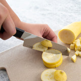 Rada Cutlery 6.25-Inch Cook's Knife Set of 2, Black Handles & Quick Edge Knife Sharpener