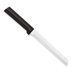Rada Cutlery 6-Inch Bread Knife Stainless Steel Serrated Blade, Black Handle