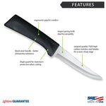 Rada Cutlery 4.375-Inch Super Parer Anthem Wave Handle