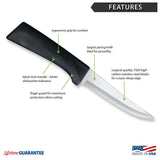 Rada Cutlery 4.375-Inch Super Parer Anthem Wave Handle