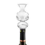 Final Touch On The Bottle Conundrum Wine Aerator, Glass & BPA-Free Silicone