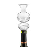Final Touch On The Bottle Conundrum Wine Aerator, Glass & BPA-Free Silicone