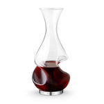Final Touch Conundrum Aerator Decanter, Half Bottle / 375 ml, Borosilicate Glass & Stainless Steel