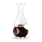 Final Touch Conundrum Aerator Decanter, Half Bottle / 375 ml, Borosilicate Glass & Stainless Steel