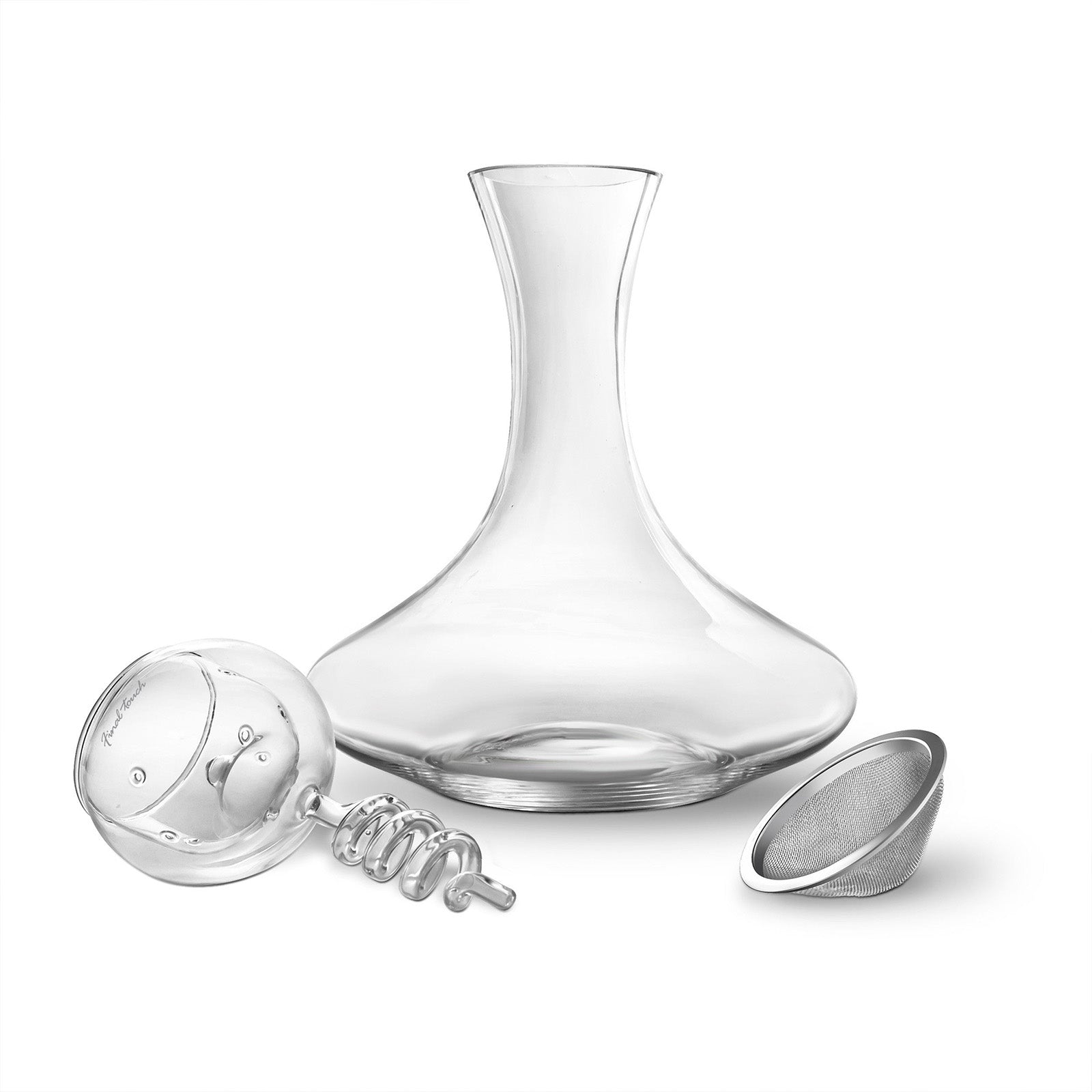 Final Touch Twister Glass Aerator & Decanter Set