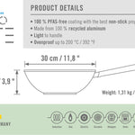 Woll Ecolite Nonstick Wok 12-Inch