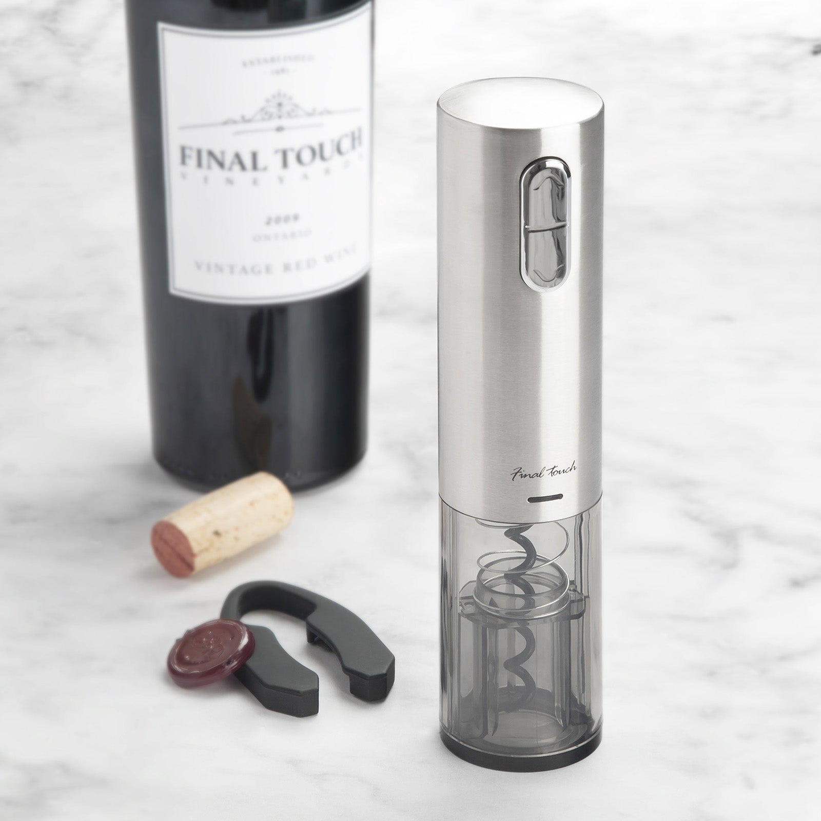Final Touch Lithium-Ion Electric Corkscrew