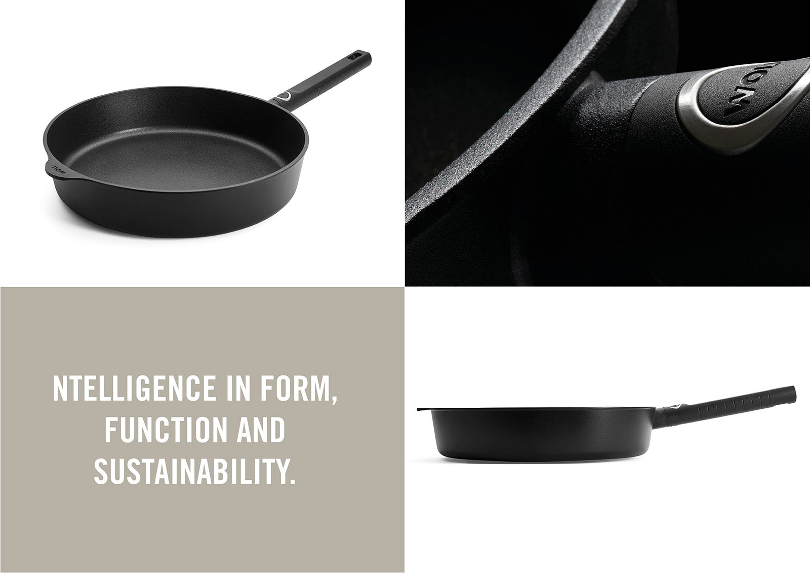 Woll Ecologic Nonstick Saute Pan 12.5-Inch, 5 Quart