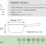 Woll Ecolite Nonstick 1.7 Quart Sauce Pan, 7-Inch
