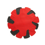 Woll Silicone Pan Protectors 3 Piece Set, Red & Gray