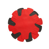 Woll Silicone Pan Protectors 3 Piece Set, Red & Gray