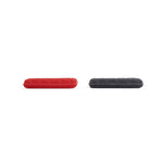 Woll Silicone 2 Pc Sponge Set, Black and Red