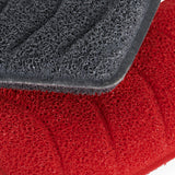 Woll Silicone 2 Pc Sponge Set, Black and Red